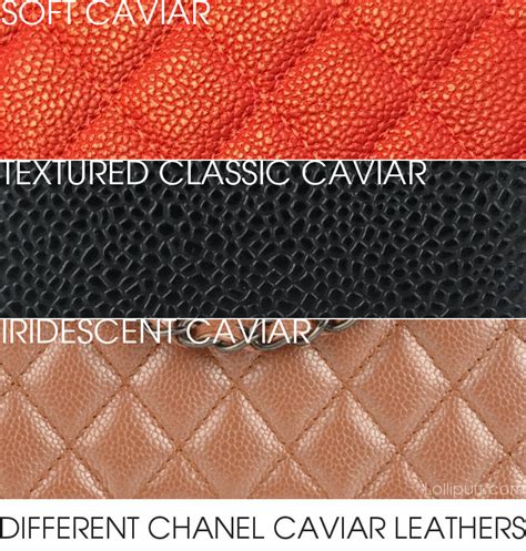 caviar chanel leather|The Guide to Chanel Leathers and Materials .